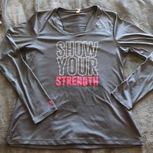 Under Armour Breast Cancer Awareness Shirt Large